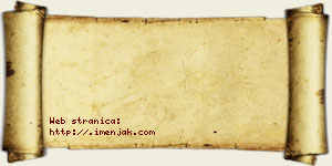 Isidor Krnjinac vizit kartica